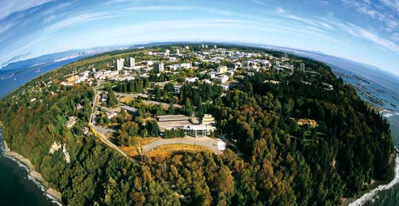 UBC aerial view