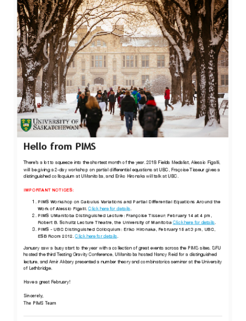 PIMS Connection - February 2019