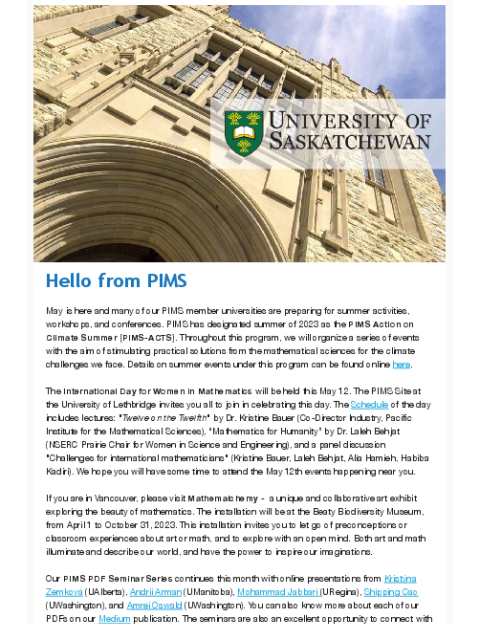 PIMS Connection - May 2023