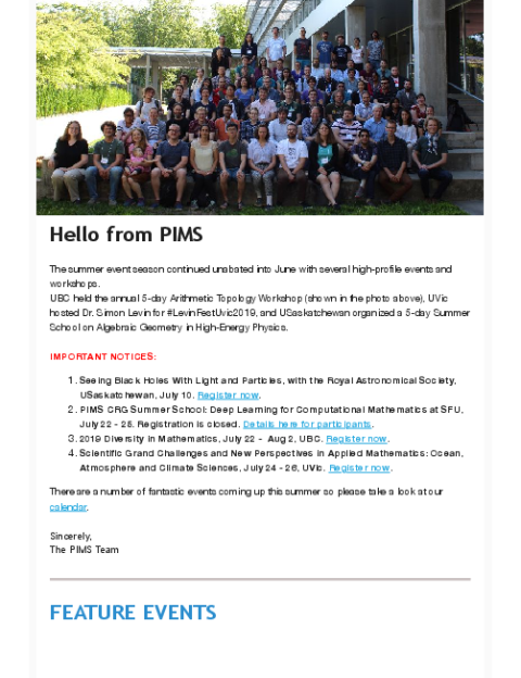 PIMS Connection - July 2019