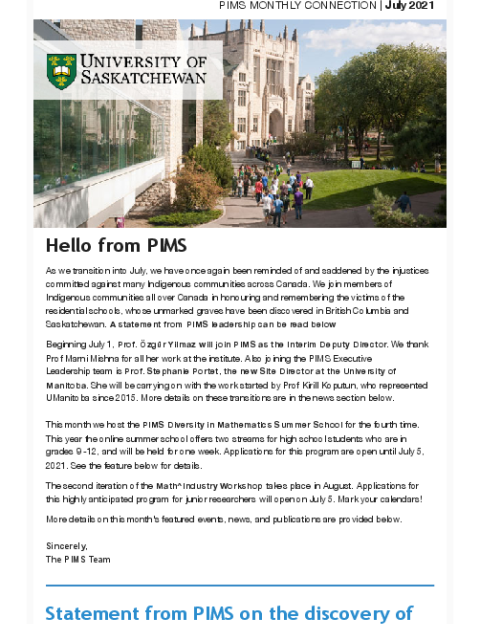PIMS Connection - July 2021