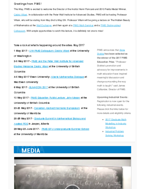 PIMS Connection - May 2017