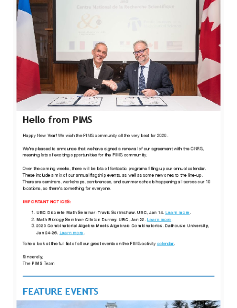 PIMS Connection - January 2020