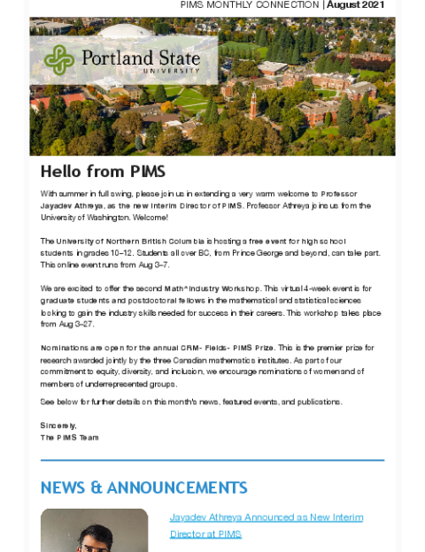 PIMS Connection - August 2021