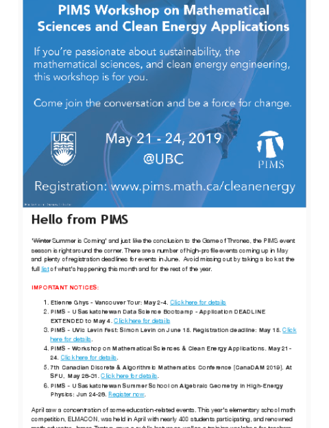 PIMS Connection - May 2019