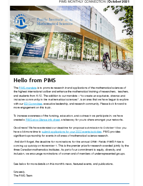 PIMS Connection - October 2021
