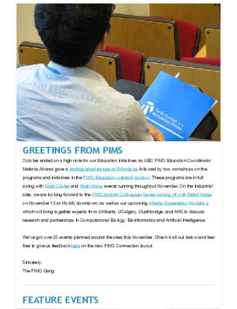 PIMS Connection - November 2017