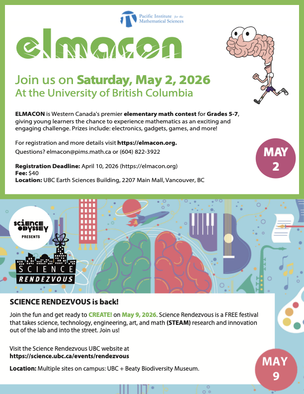 ELMACON and Science Rendezvous Flyer