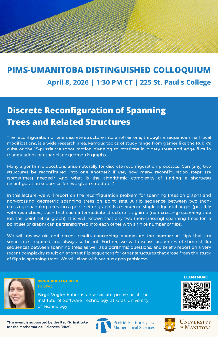 UManitoba Colloquium–Birgit Vogtenhuber